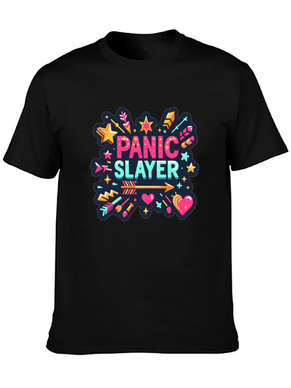 Panic Slayer Graphic Tee - Stylish Comfort