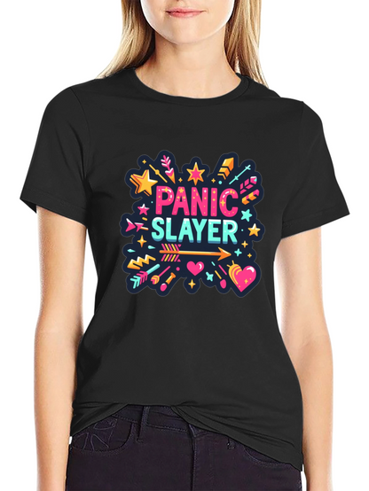 Panic Slayer Graphic Tee - Stylish Comfort