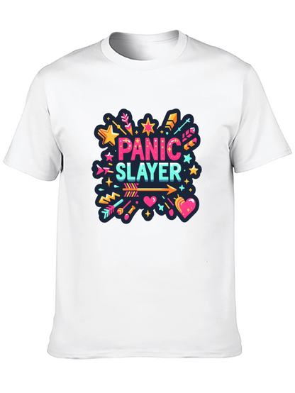 Panic Slayer Graphic Tee - Stylish Comfort