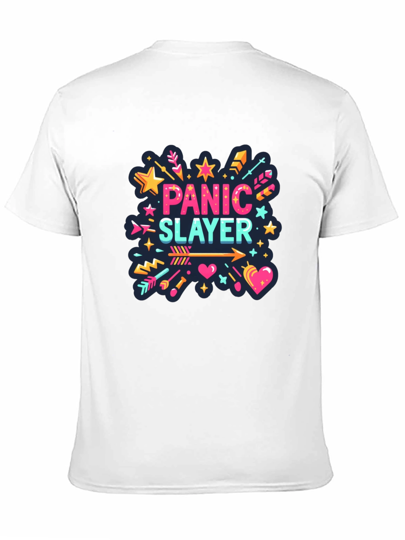 Panic Slayer Graphic Tee - Stylish Comfort
