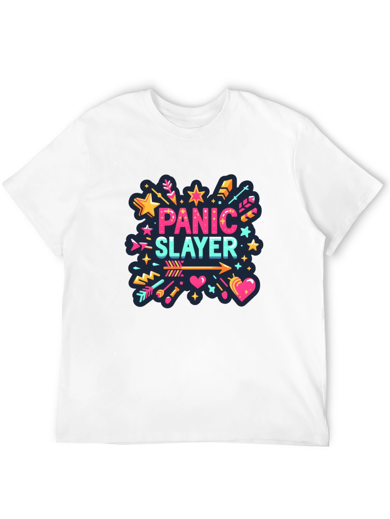 Panic Slayer Graphic Tee - Stylish Comfort