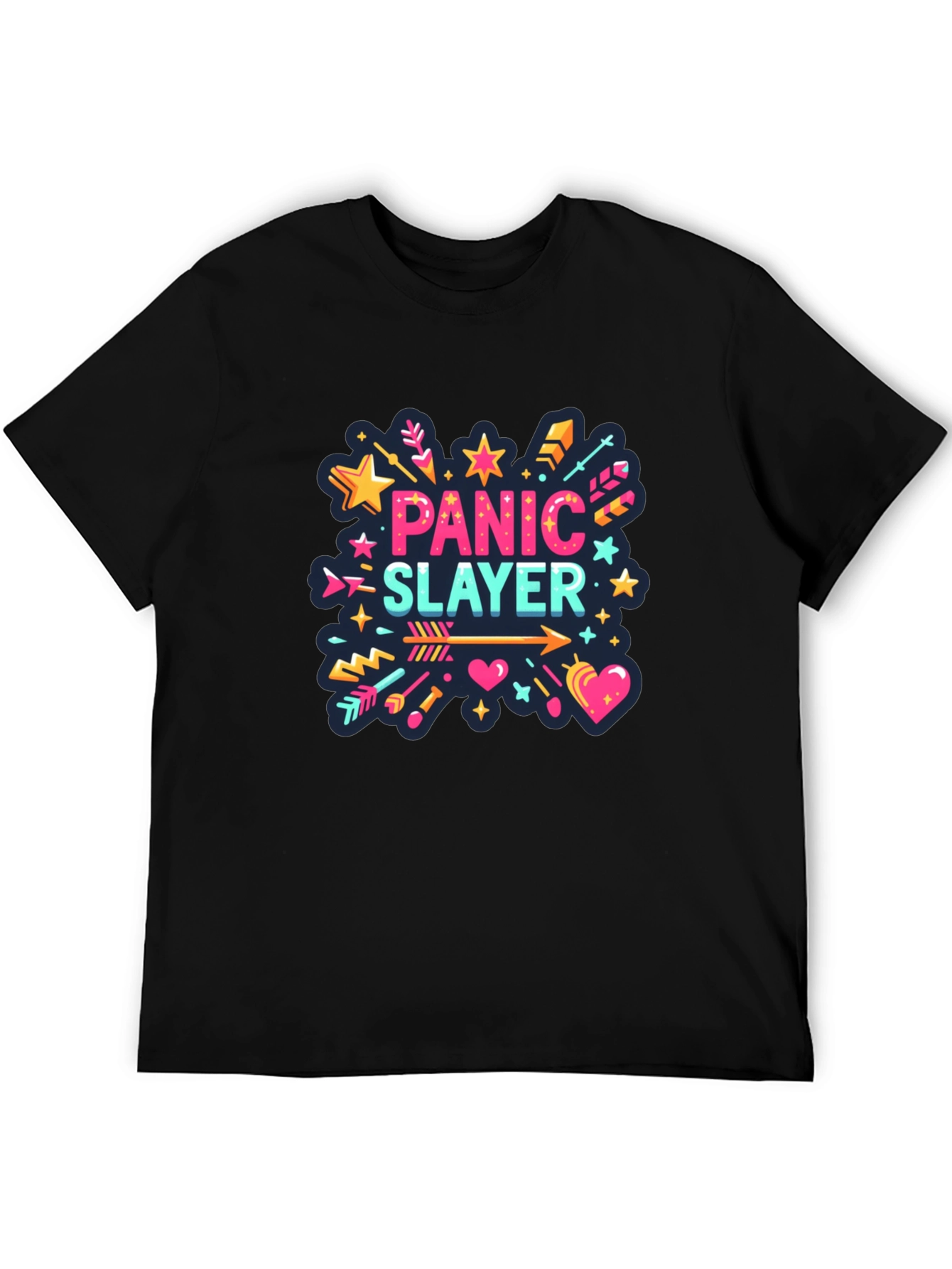 Panic Slayer Graphic Tee - Stylish Comfort