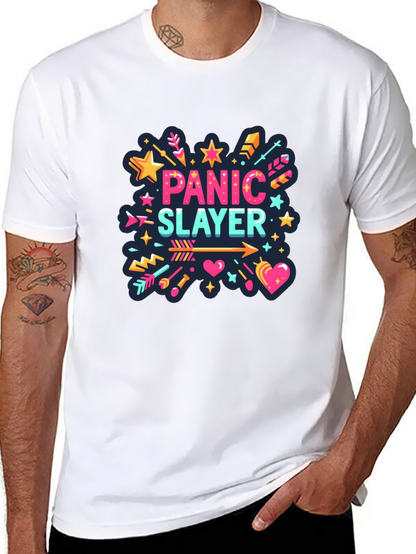 Panic Slayer Graphic Tee - Stylish Comfort