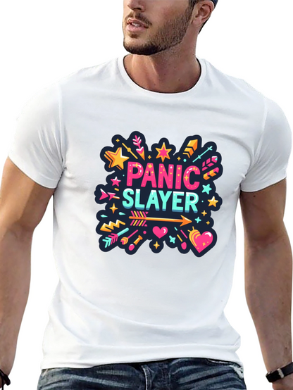 Panic Slayer Graphic Tee - Stylish Comfort