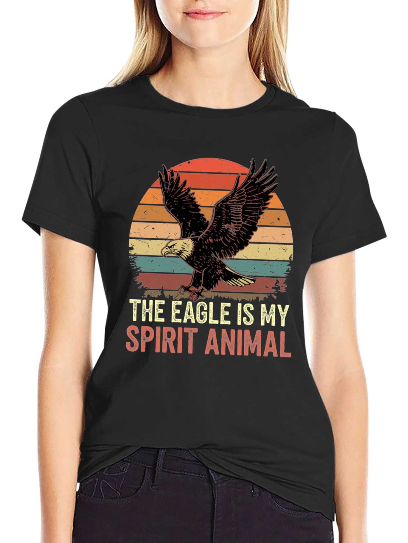 Eagle Spirit Animal Graphic T-Shirt