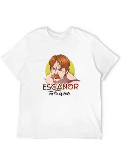 Escanor Seven Deadly Sins Anime Black T-Shirt
