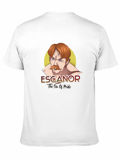 Escanor Seven Deadly Sins Anime Black T-Shirt