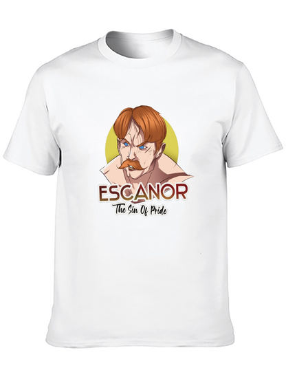 Escanor Seven Deadly Sins Anime Black T-Shirt