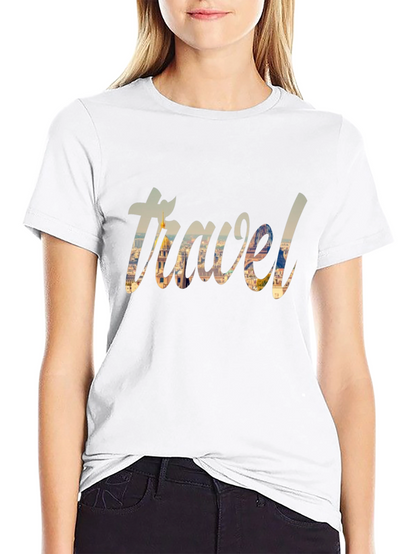 Travel Graphic Black T-Shirt