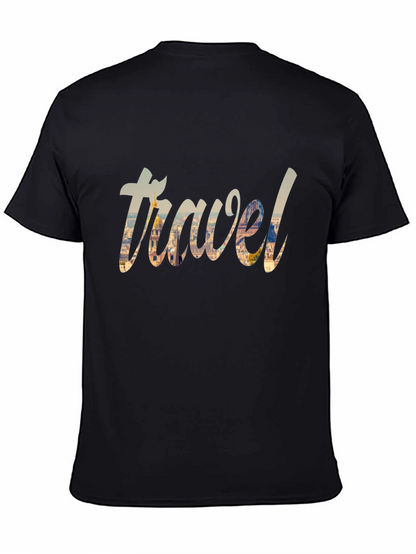 Travel Graphic Black T-Shirt