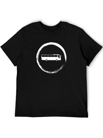 Bus Graphic T-Shirt - Unisex Black Tee