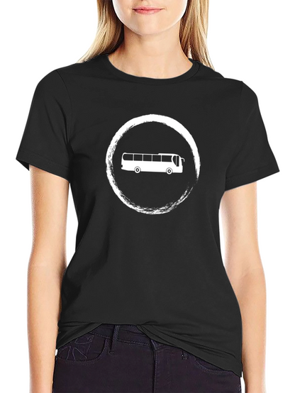 Bus Graphic T-Shirt - Unisex Black Tee
