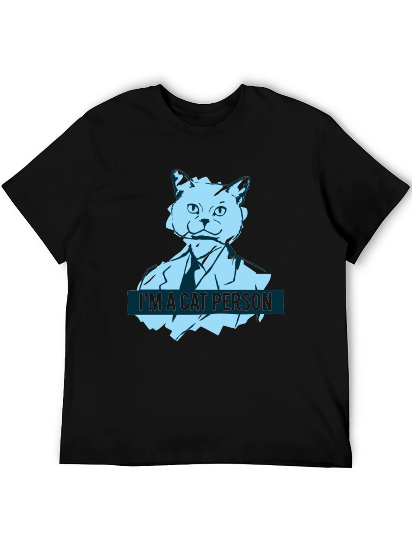 Im a Cat Person T-Shirt - Black