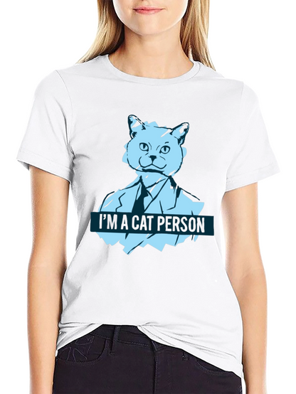 Im a Cat Person T-Shirt - Black