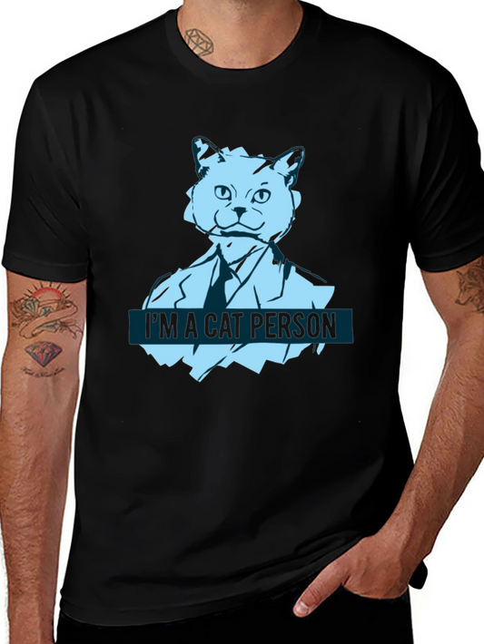 Im a Cat Person T-Shirt - Black