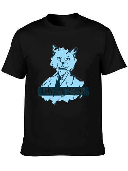 Im a Cat Person T-Shirt - Black