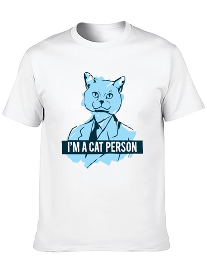 Im a Cat Person T-Shirt - Black