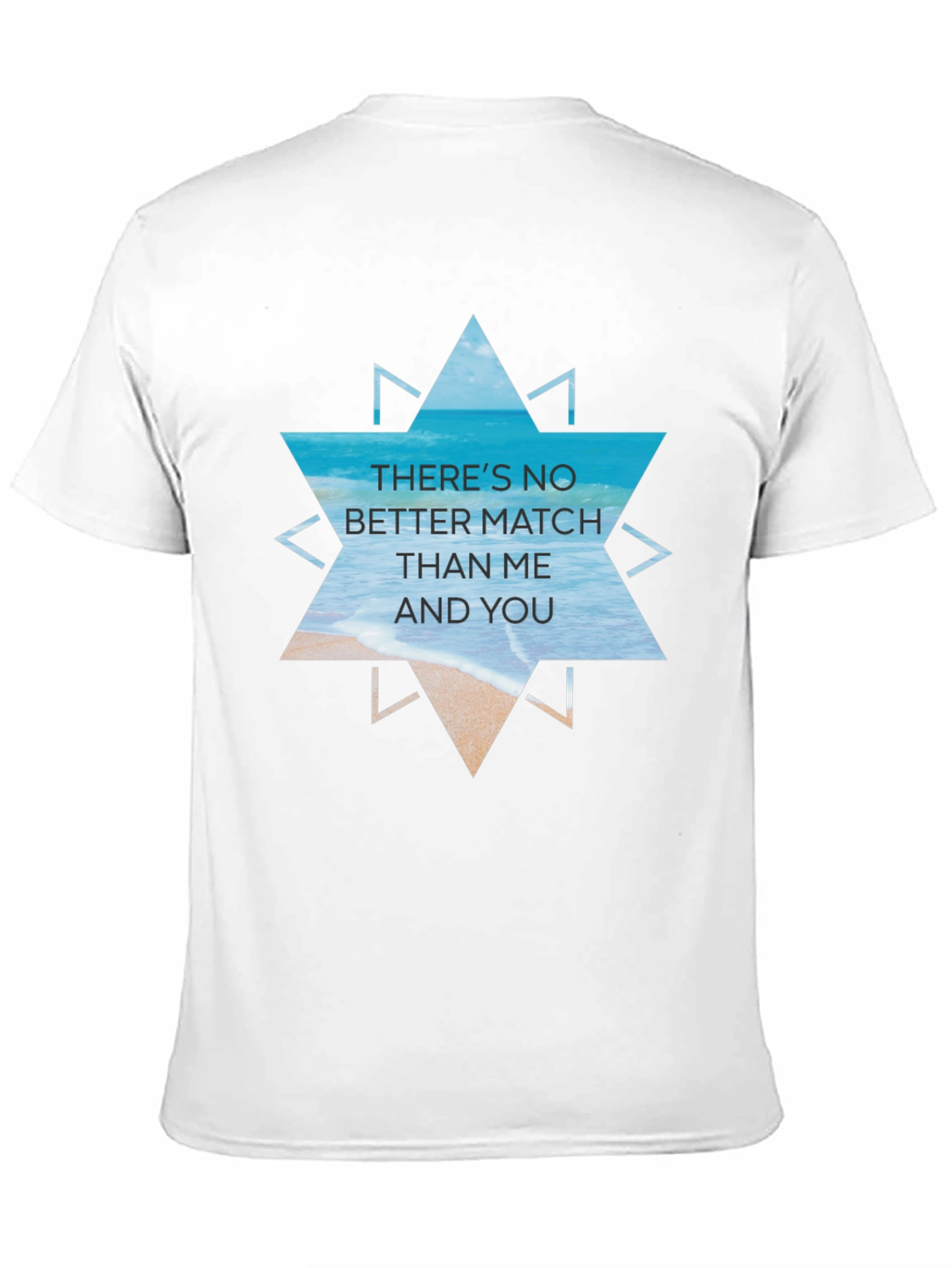 Beach Vibes Graphic Tee - Theres No Better Match