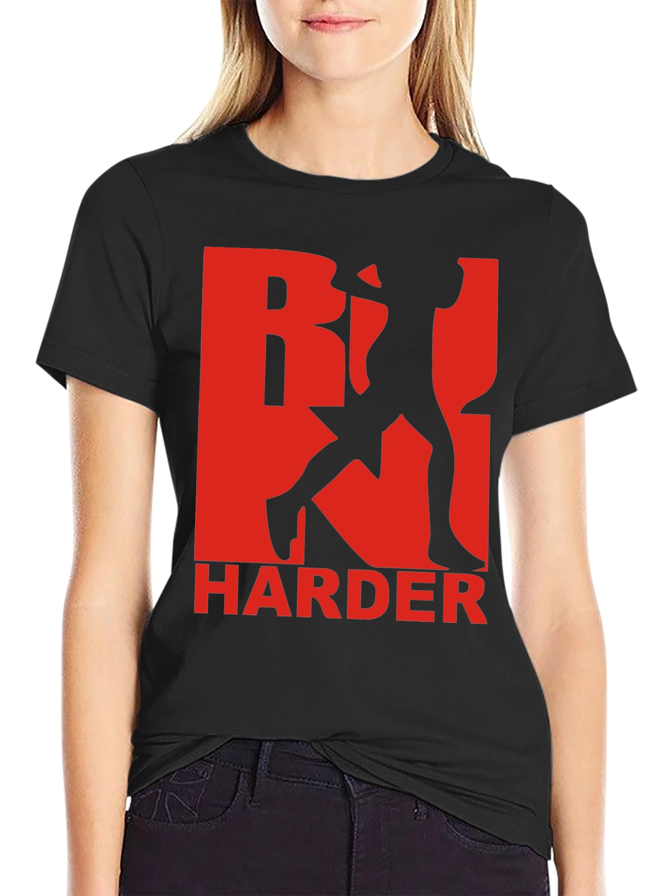 Run Harder Graphic T-Shirt - Athletic Training Tee