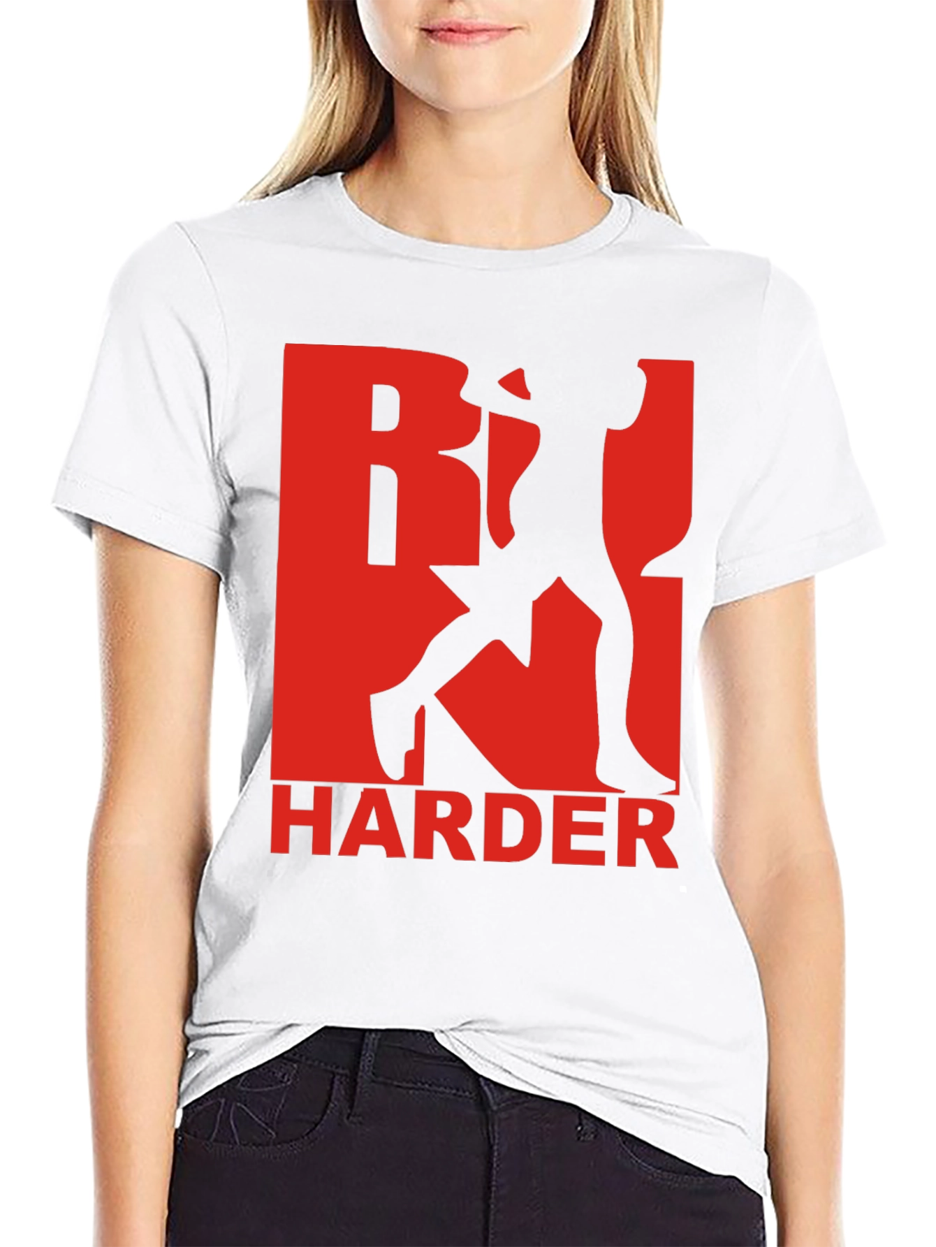 Run Harder Graphic T-Shirt - Athletic Training Tee