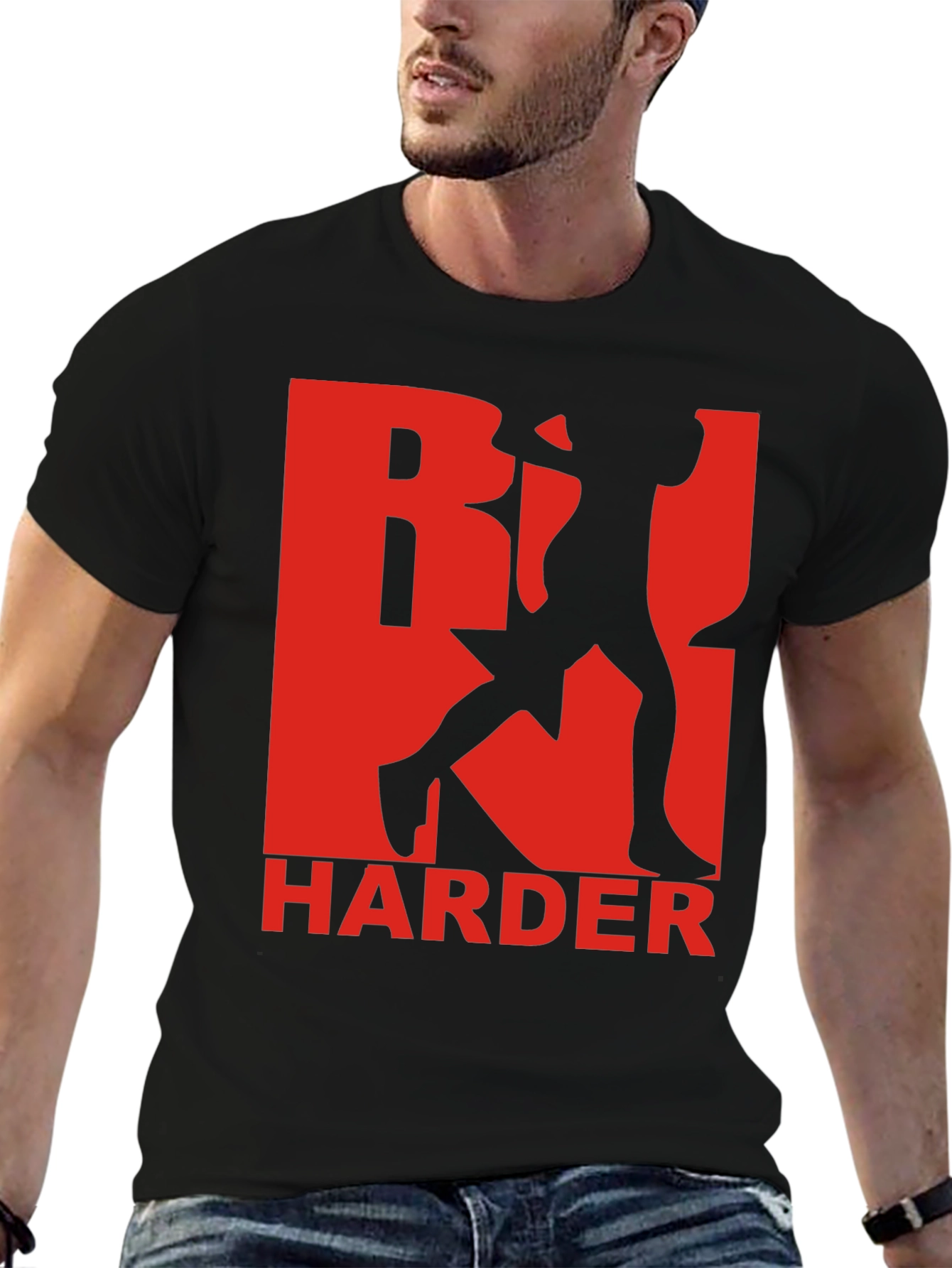Run Harder Graphic T-Shirt - Athletic Training Tee