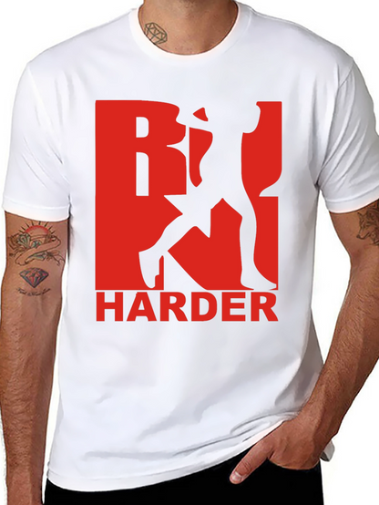 Run Harder Graphic T-Shirt - Athletic Training Tee