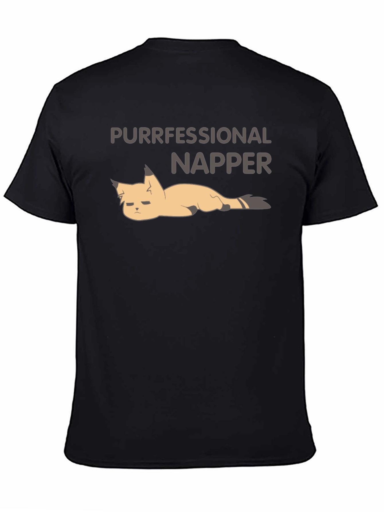 Purrfessional Napper T-Shirt: Funny Cat Nap Tee