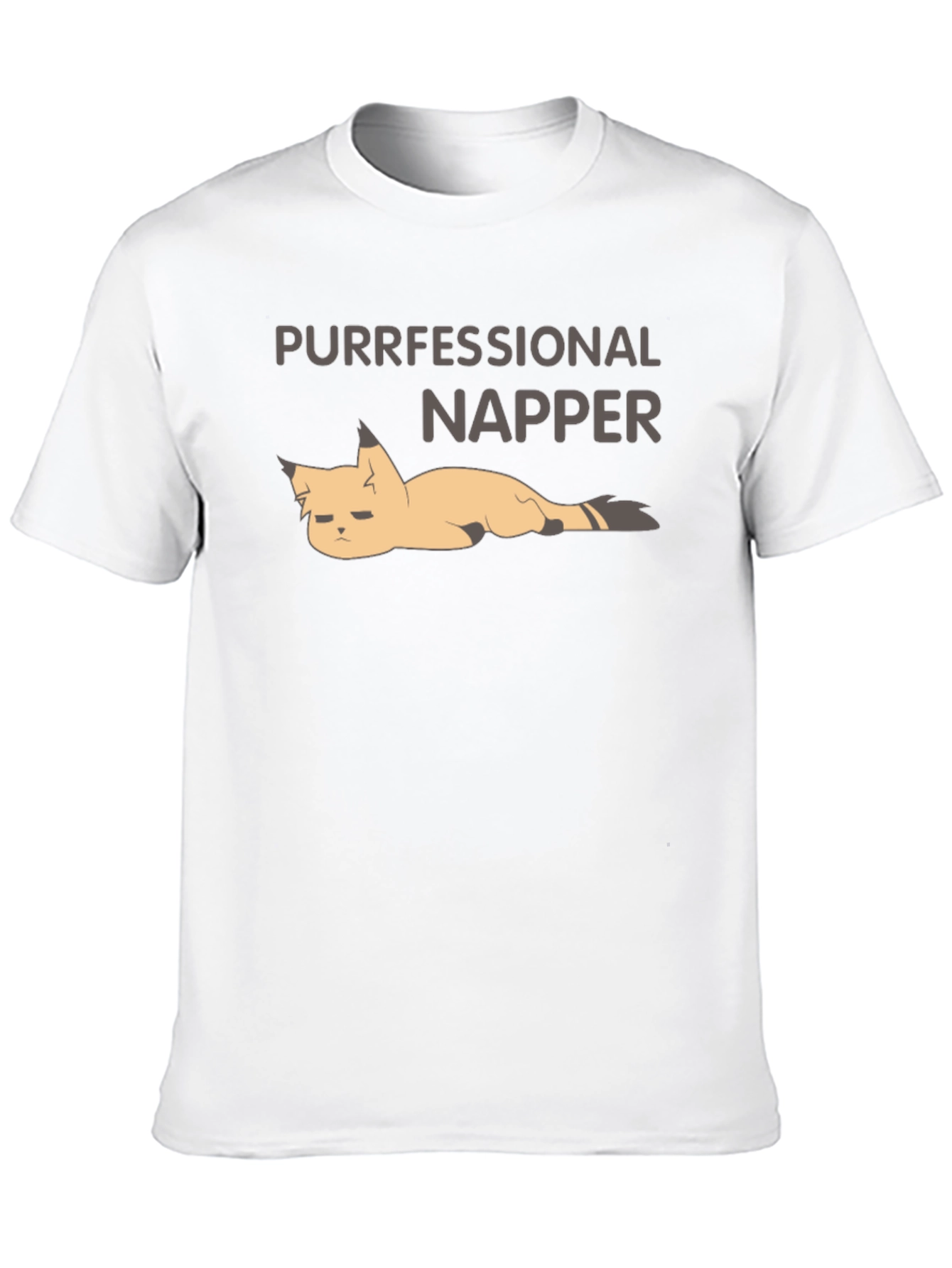Purrfessional Napper T-Shirt: Funny Cat Nap Tee