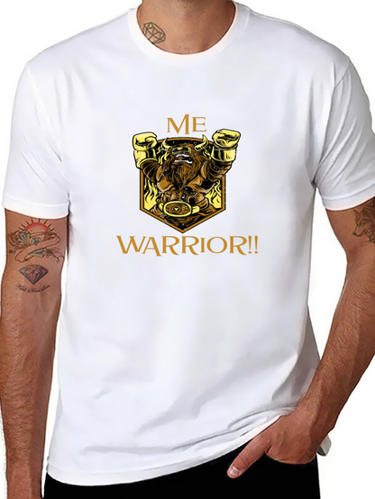 Me Warrior Graphic Black T-Shirt