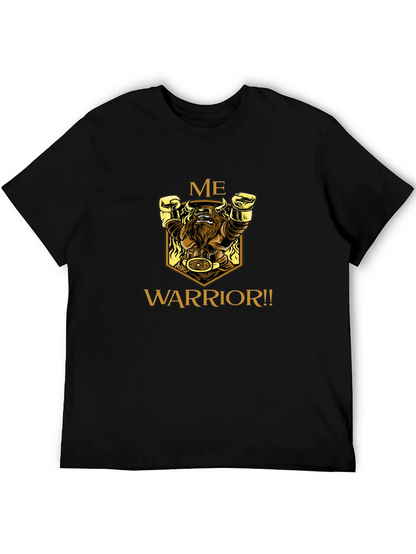Me Warrior Graphic Black T-Shirt