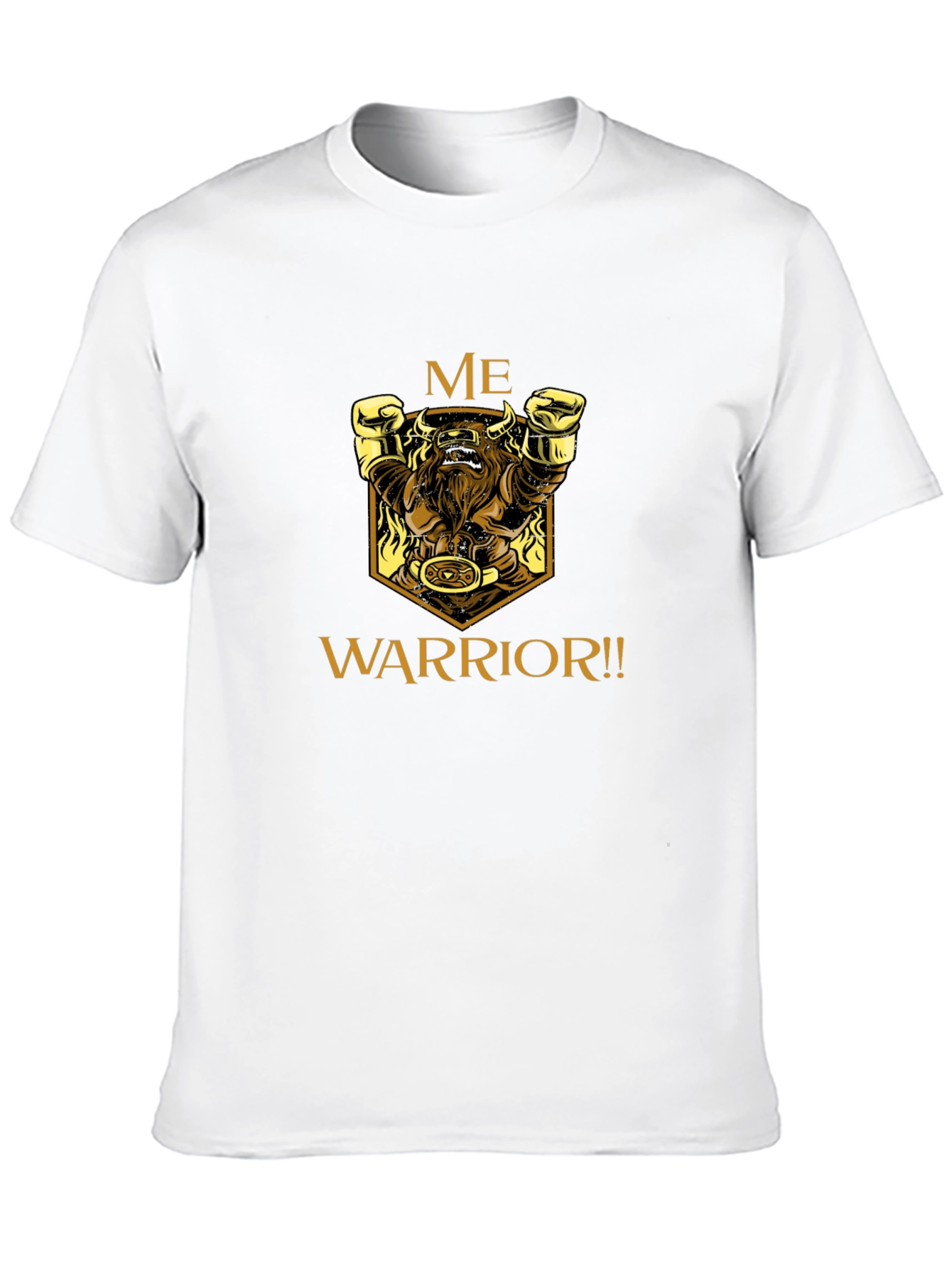 Me Warrior Graphic Black T-Shirt