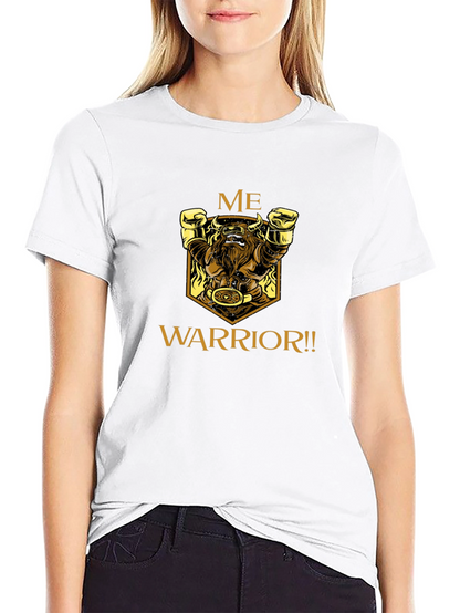Me Warrior Graphic Black T-Shirt