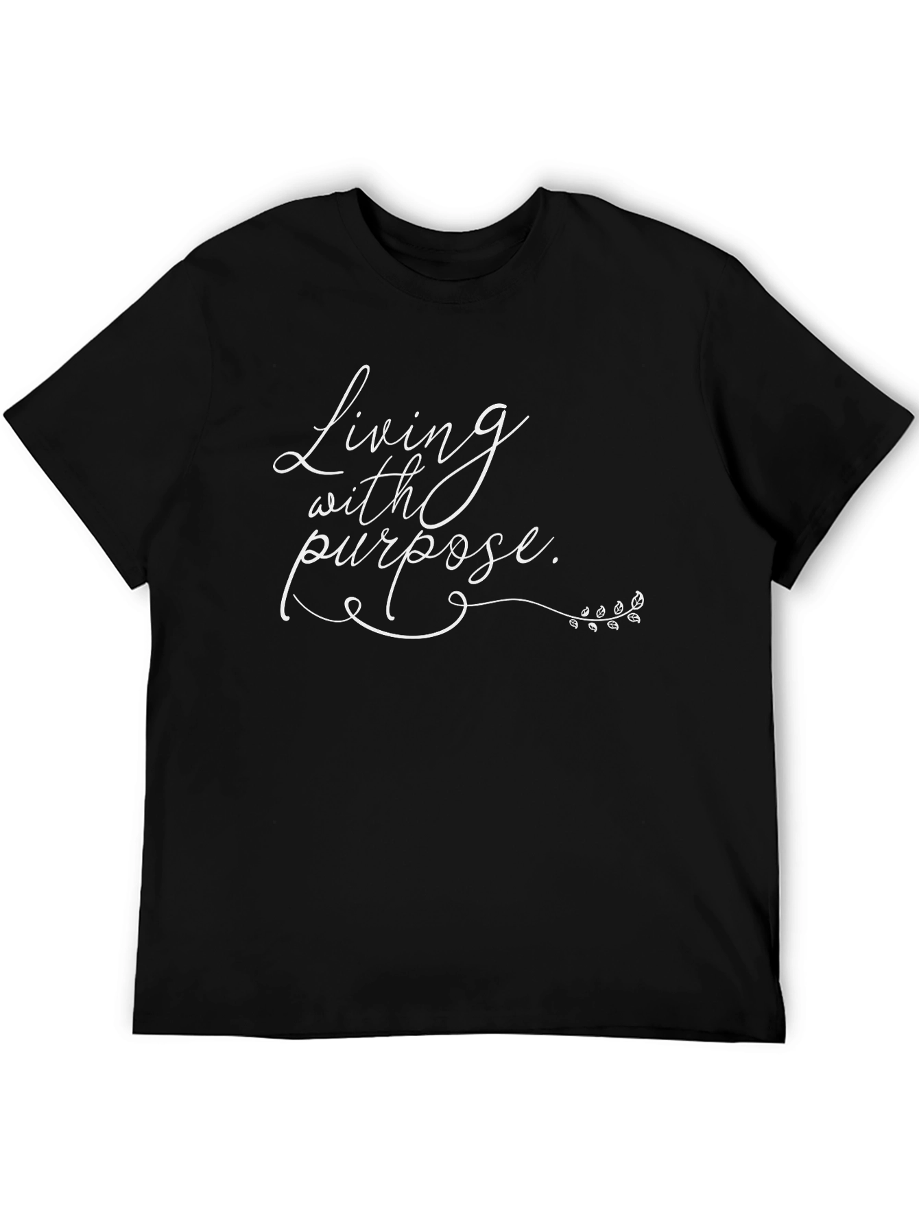 Living With Purpose Tee - Stylish Graphic T-Shirt