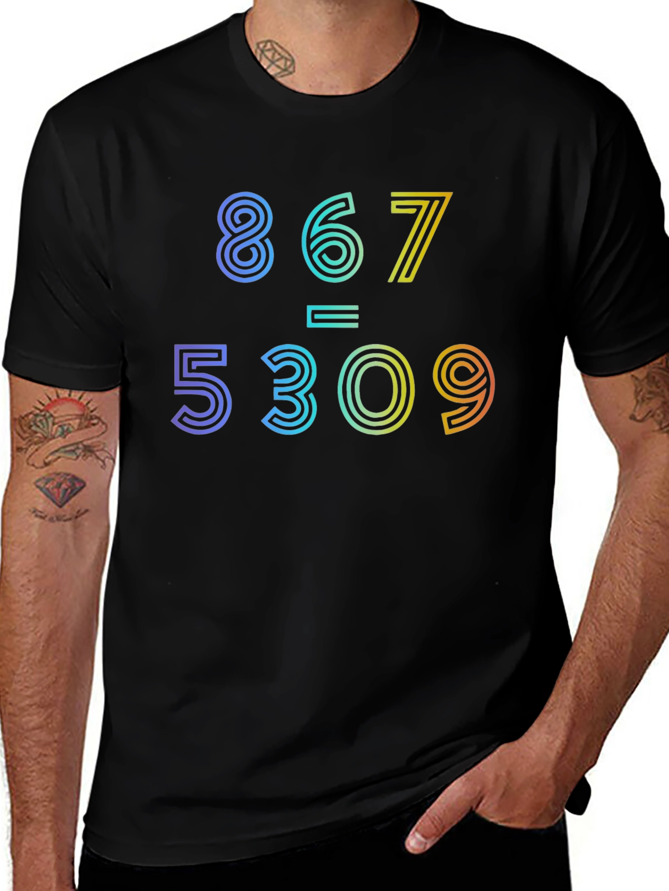 867-5309 Mens Graphic Tee - Jennys Number!