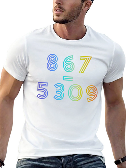 867-5309 Mens Graphic Tee - Jennys Number!