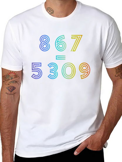 867-5309 Mens Graphic Tee - Jennys Number!