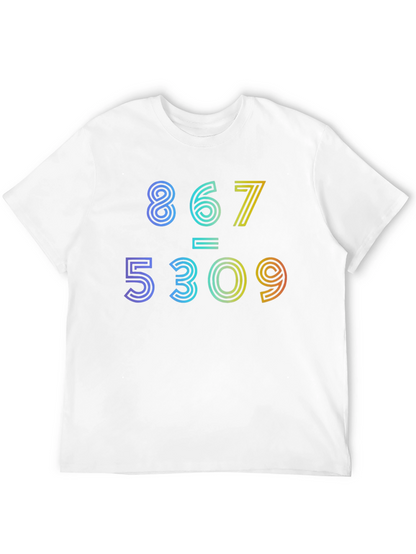 867-5309 Mens Graphic Tee - Jennys Number!
