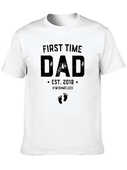 First Time Dad EST 2018 T-Shirt