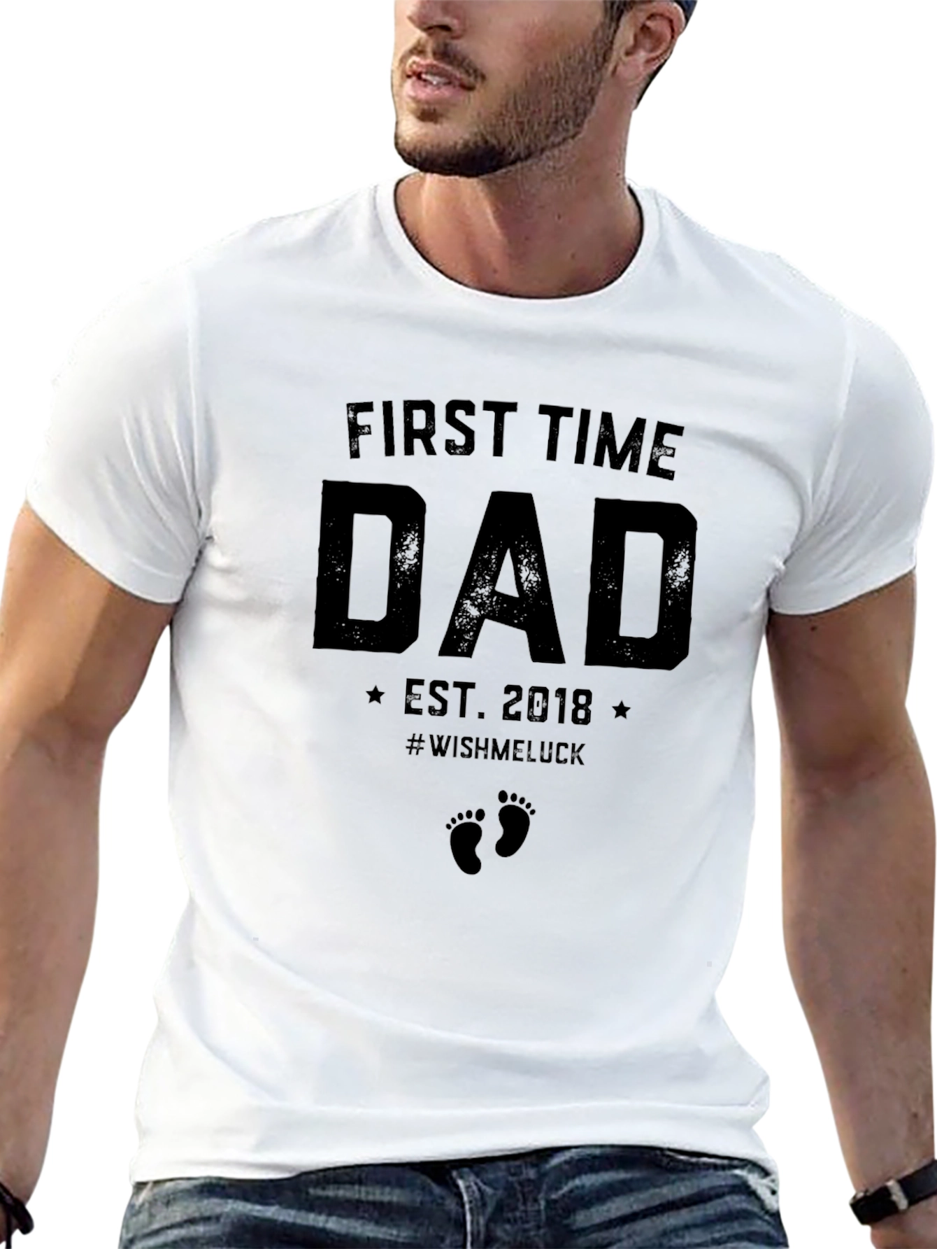 First Time Dad EST 2018 T-Shirt