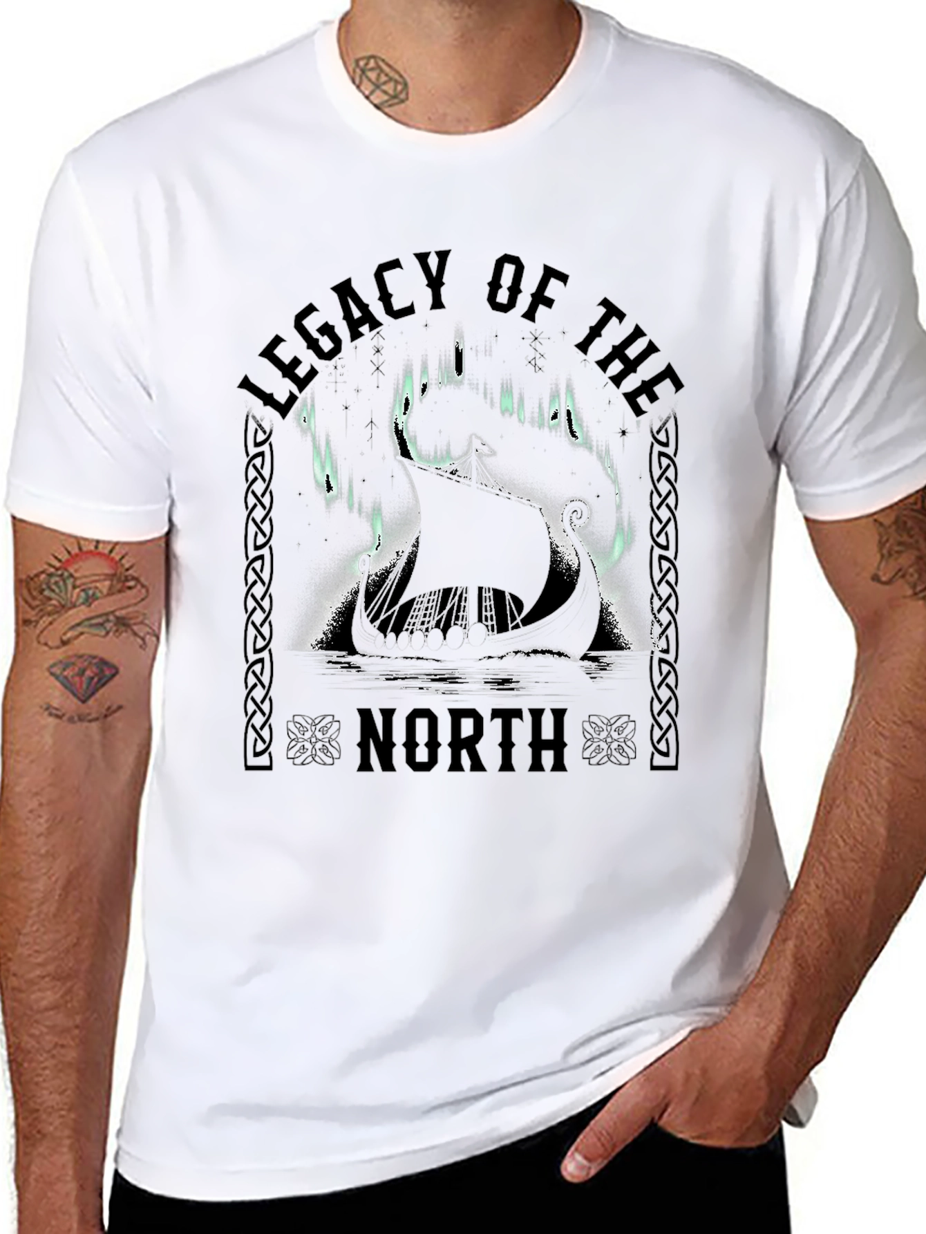 Legacy of the North Viking Ship T-Shirt