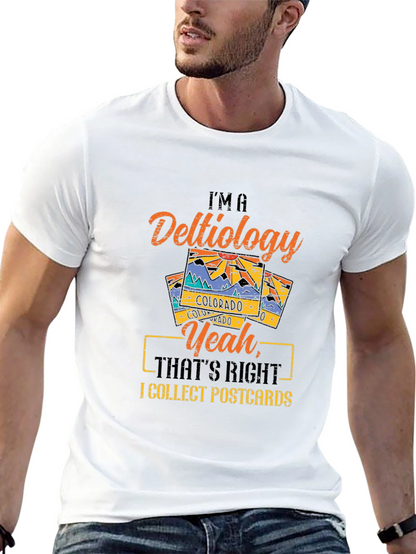 Deltiology Postcard Collector T-Shirt
