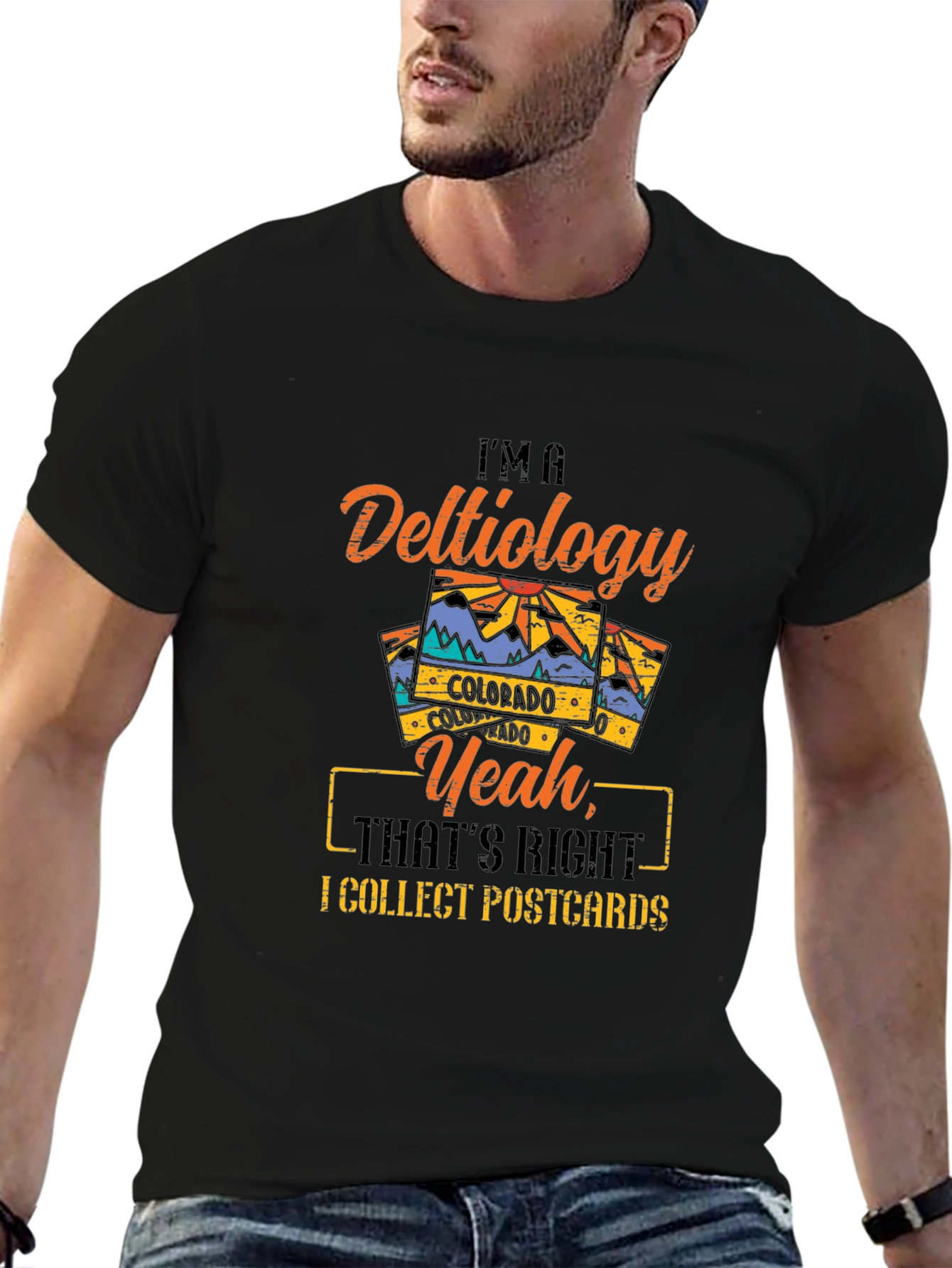Deltiology Postcard Collector T-Shirt