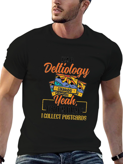 Deltiology Postcard Collector T-Shirt