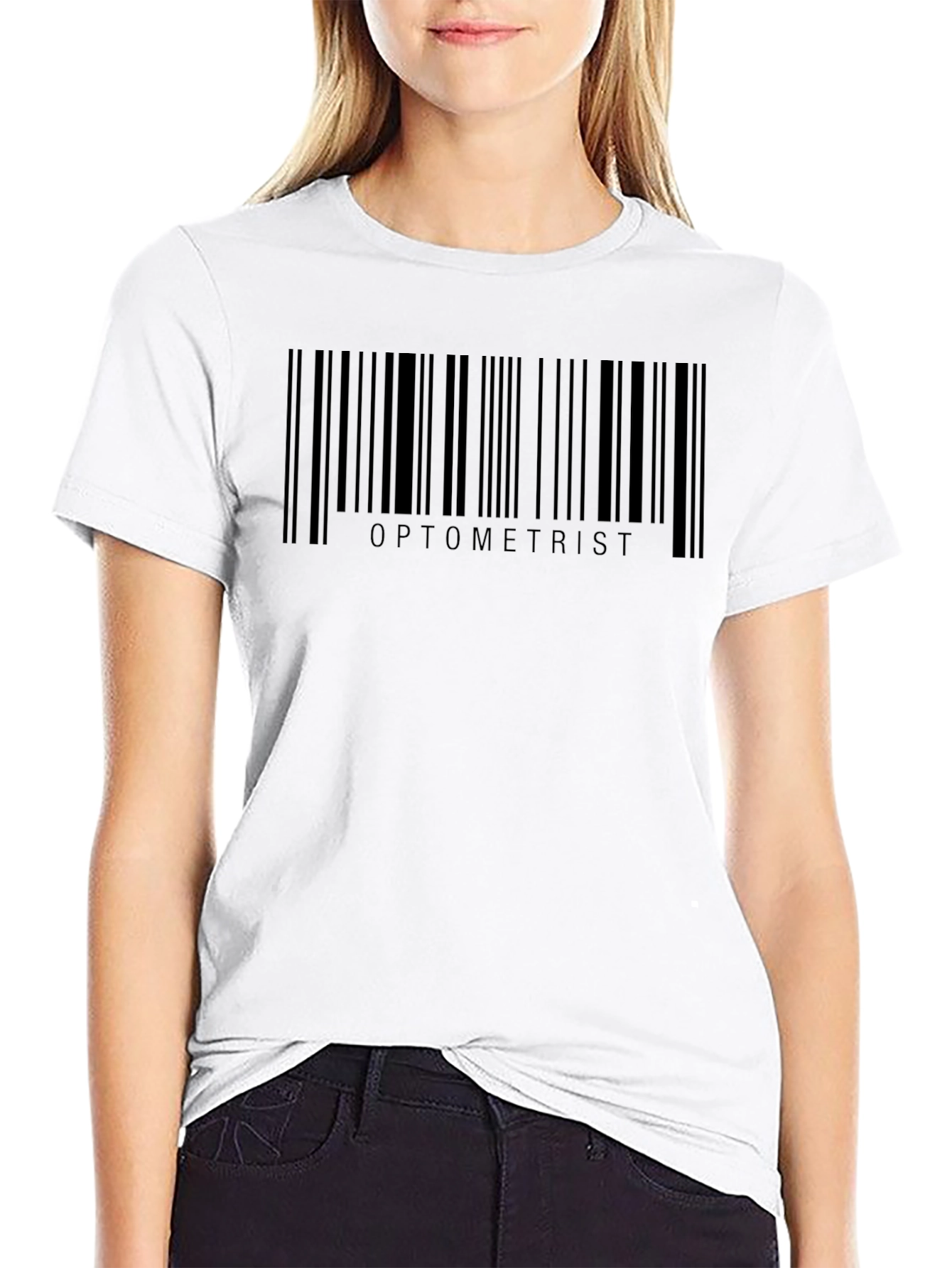 Optometrist Barcode T-Shirt - Eye Doctor Apparel