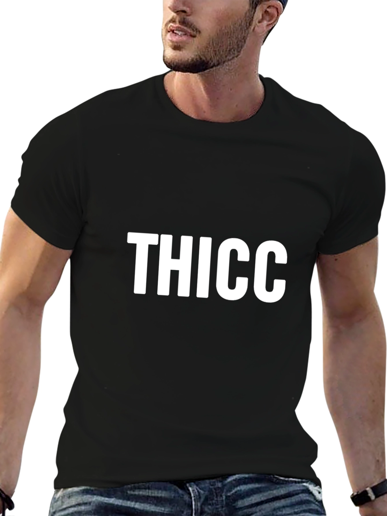 THICC Graphic Tee - Bold Statement Shirt