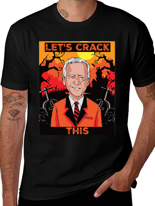 Lets Crack This Halloween Joe Biden Graphic Tee