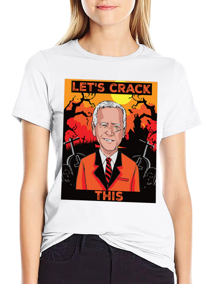 Lets Crack This Halloween Joe Biden Graphic Tee