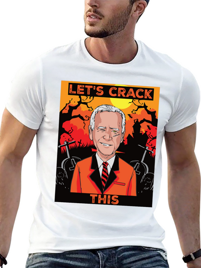 Lets Crack This Halloween Joe Biden Graphic Tee