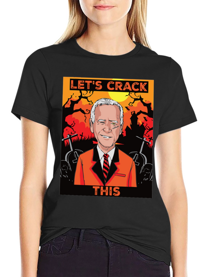 Lets Crack This Halloween Joe Biden Graphic Tee