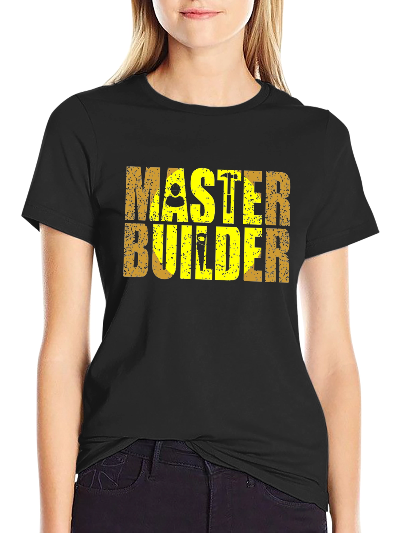 Master Builder T-Shirt Black Cotton